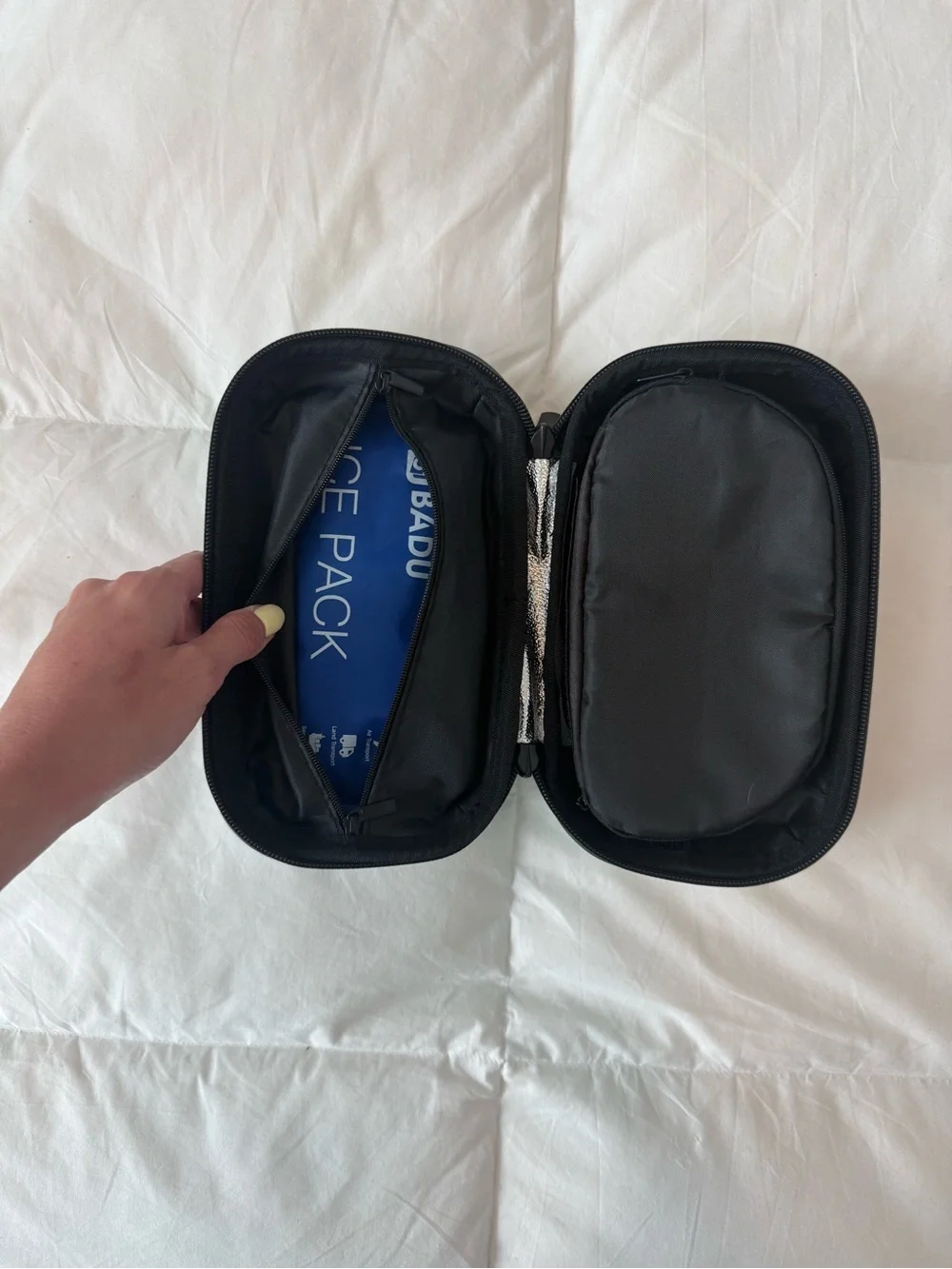 Light Blue Hard Shell Peptide Travel Case